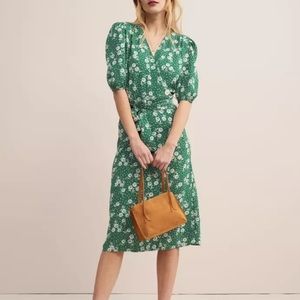 Rouje Rosalie dress, green, size 34